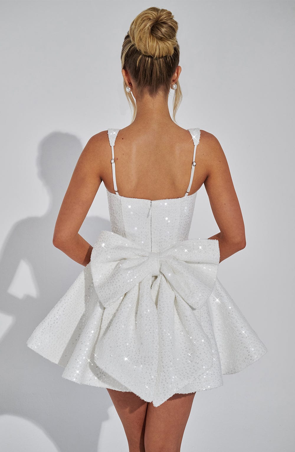 Dorothy Mini Dress - Ivory - LioraBella