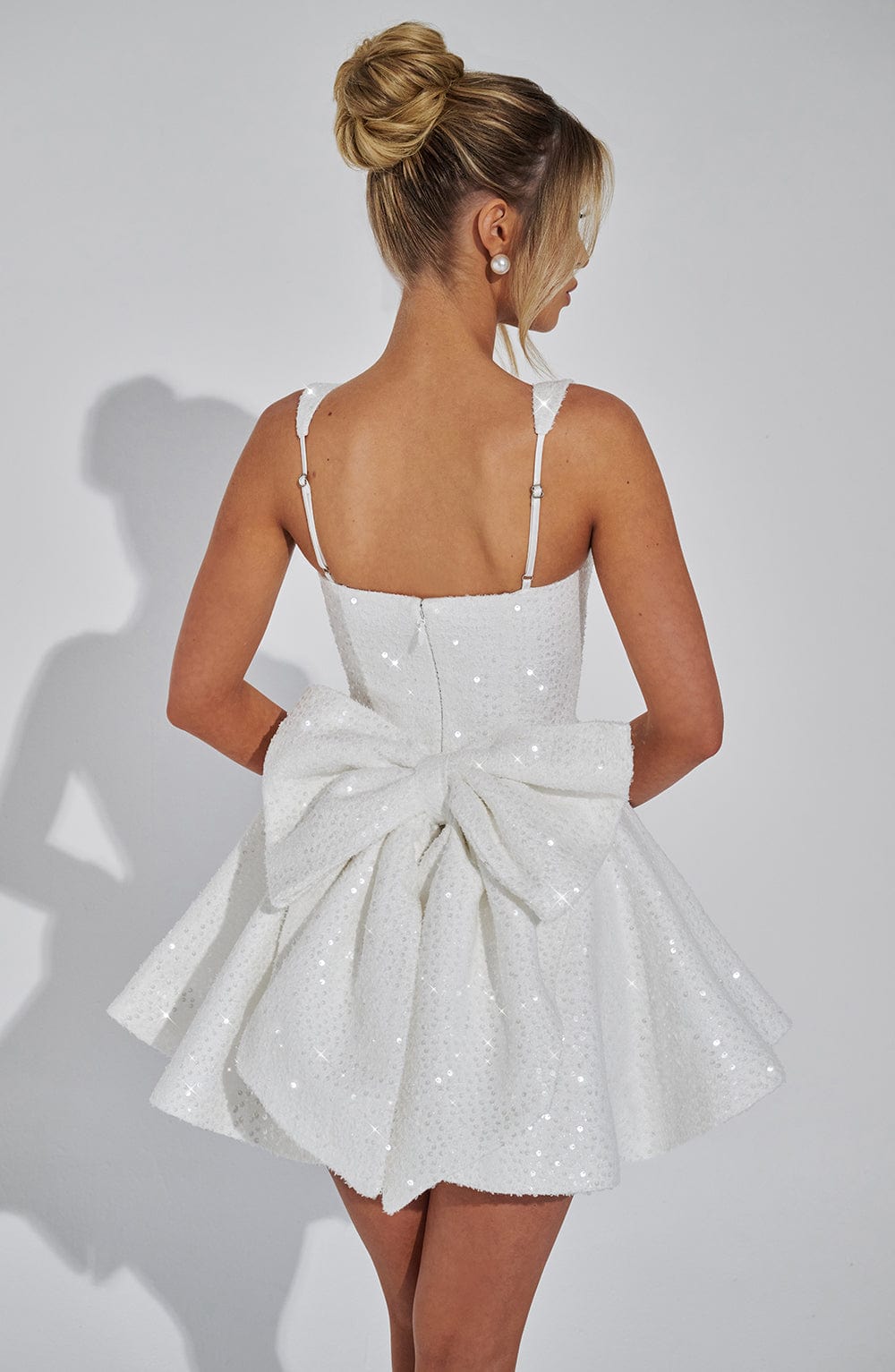 Dorothy Mini Dress - Ivory - LioraBella