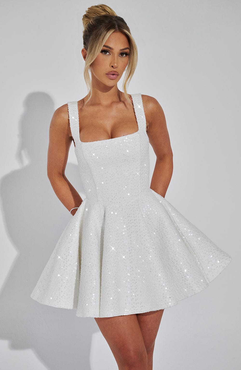 Dorothy Mini Dress - Ivory - LioraBella