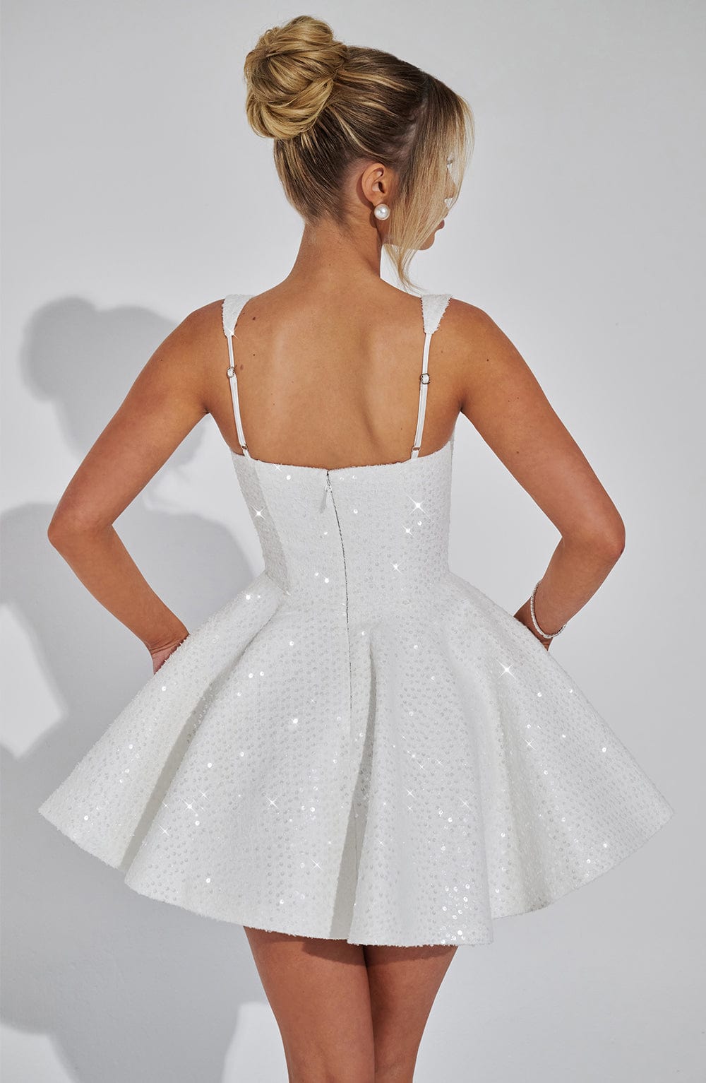 Dorothy Mini Dress - Ivory - LioraBella