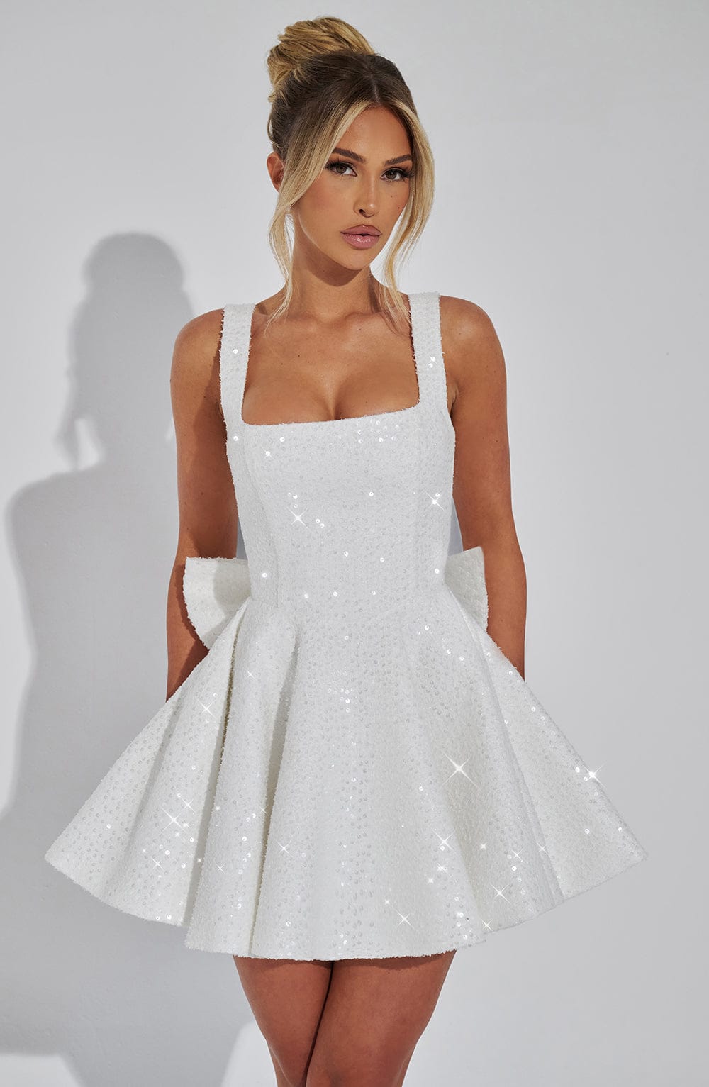 Dorothy Mini Dress - Ivory - LioraBella