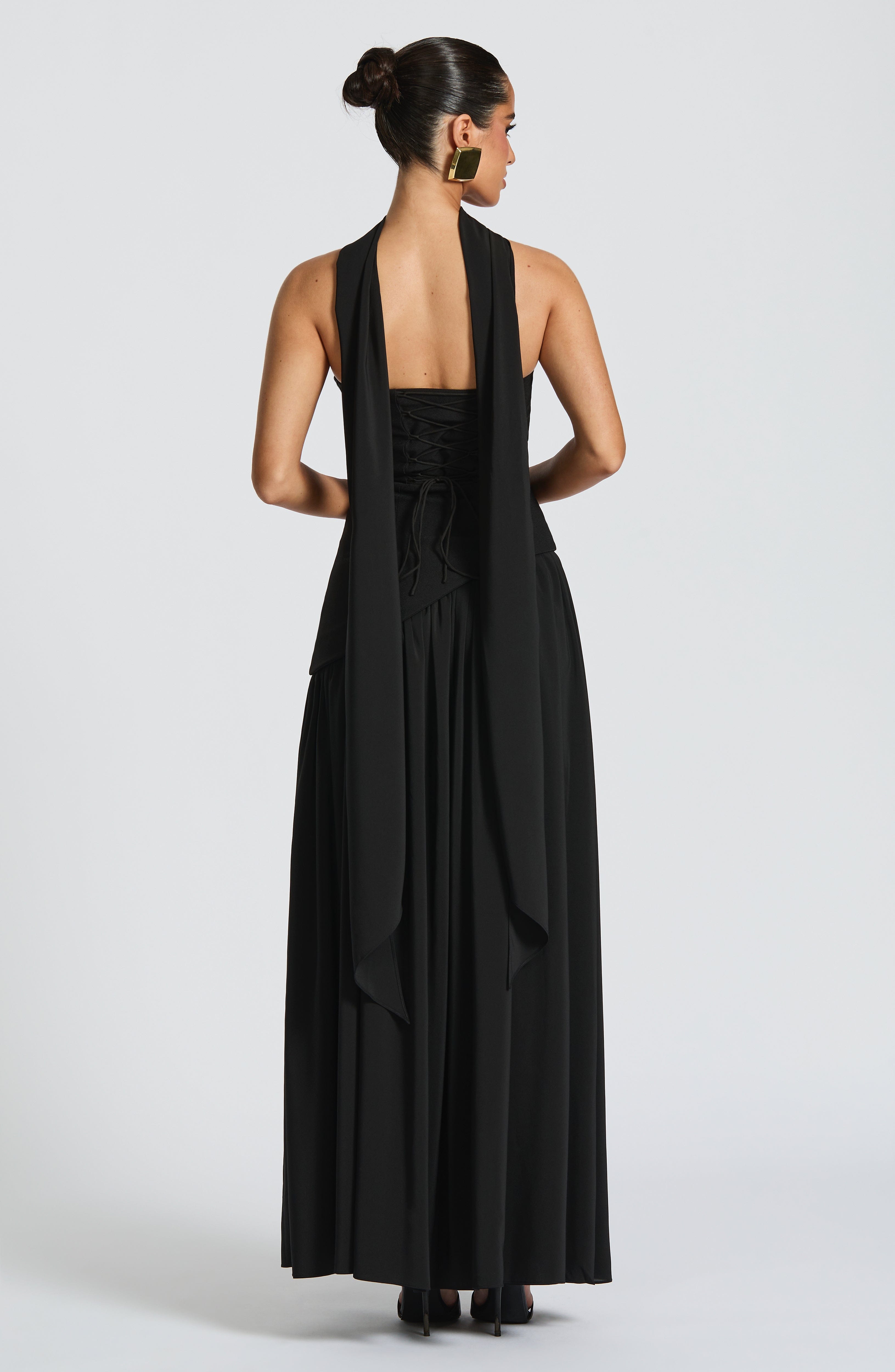 Maliyah Maxi Dress - Black - LioraBella