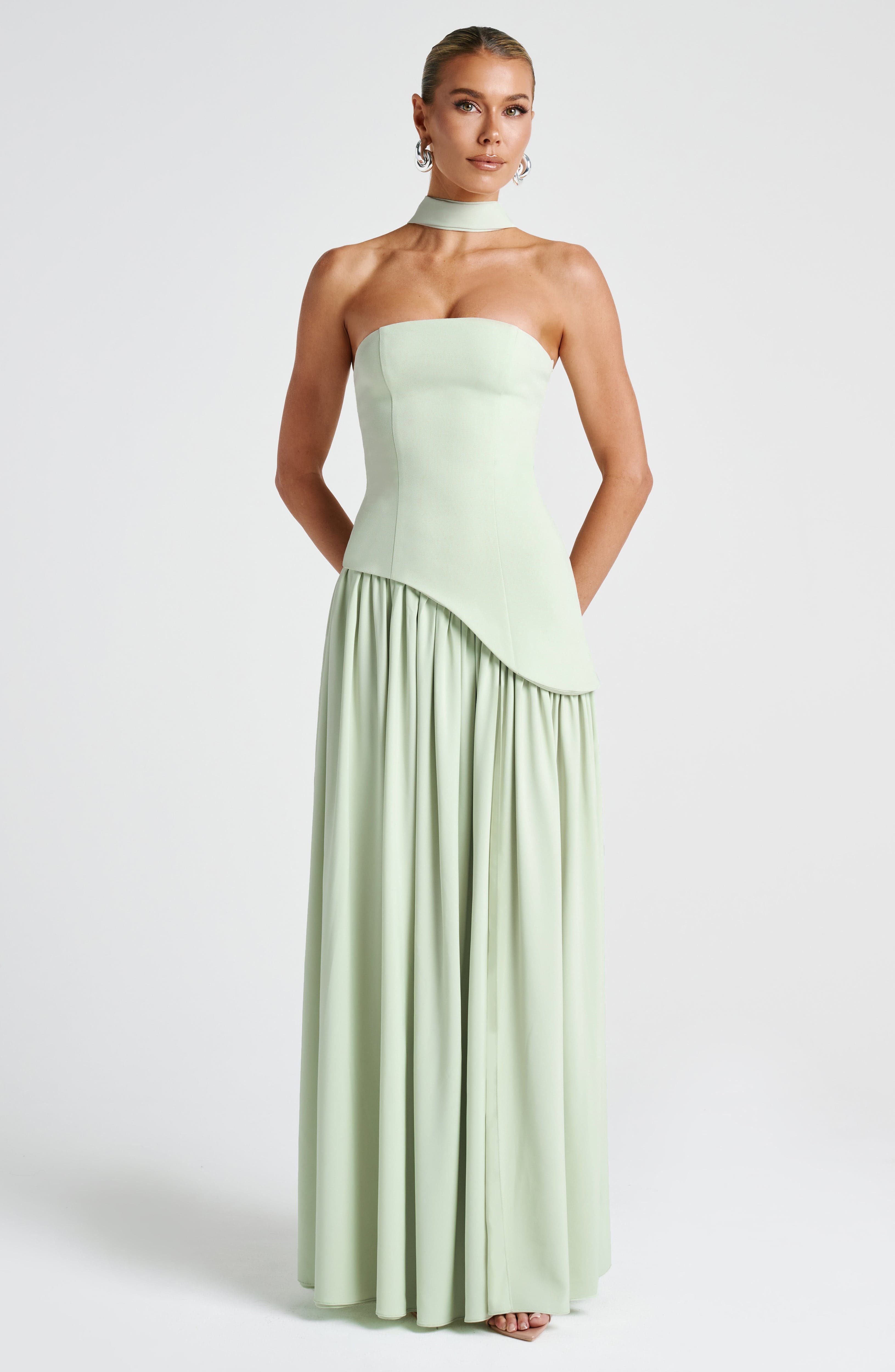 Maliyah Maxi Dress - Mint - LioraBella