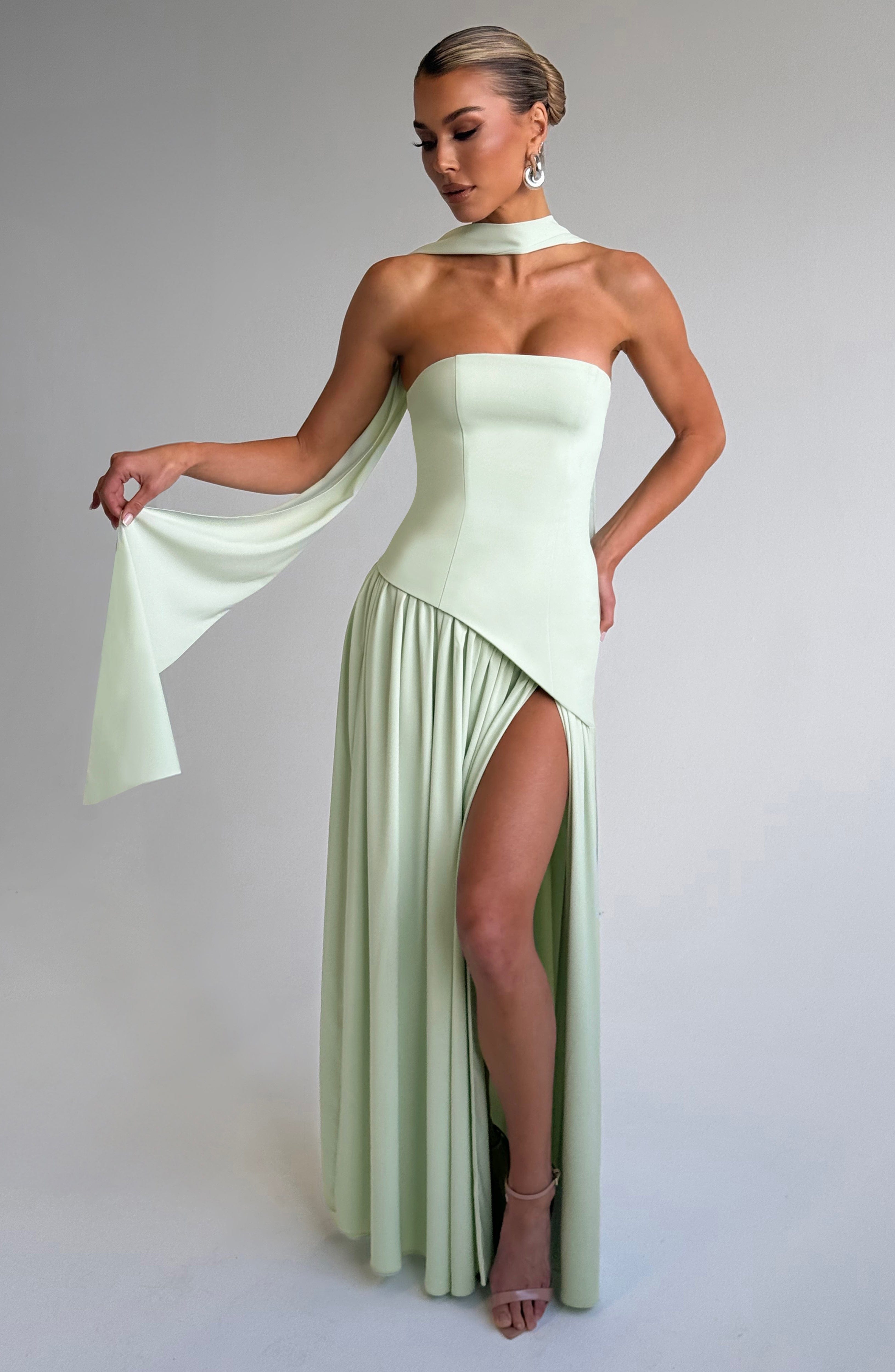 Maliyah Maxi Dress - Mint - LioraBella