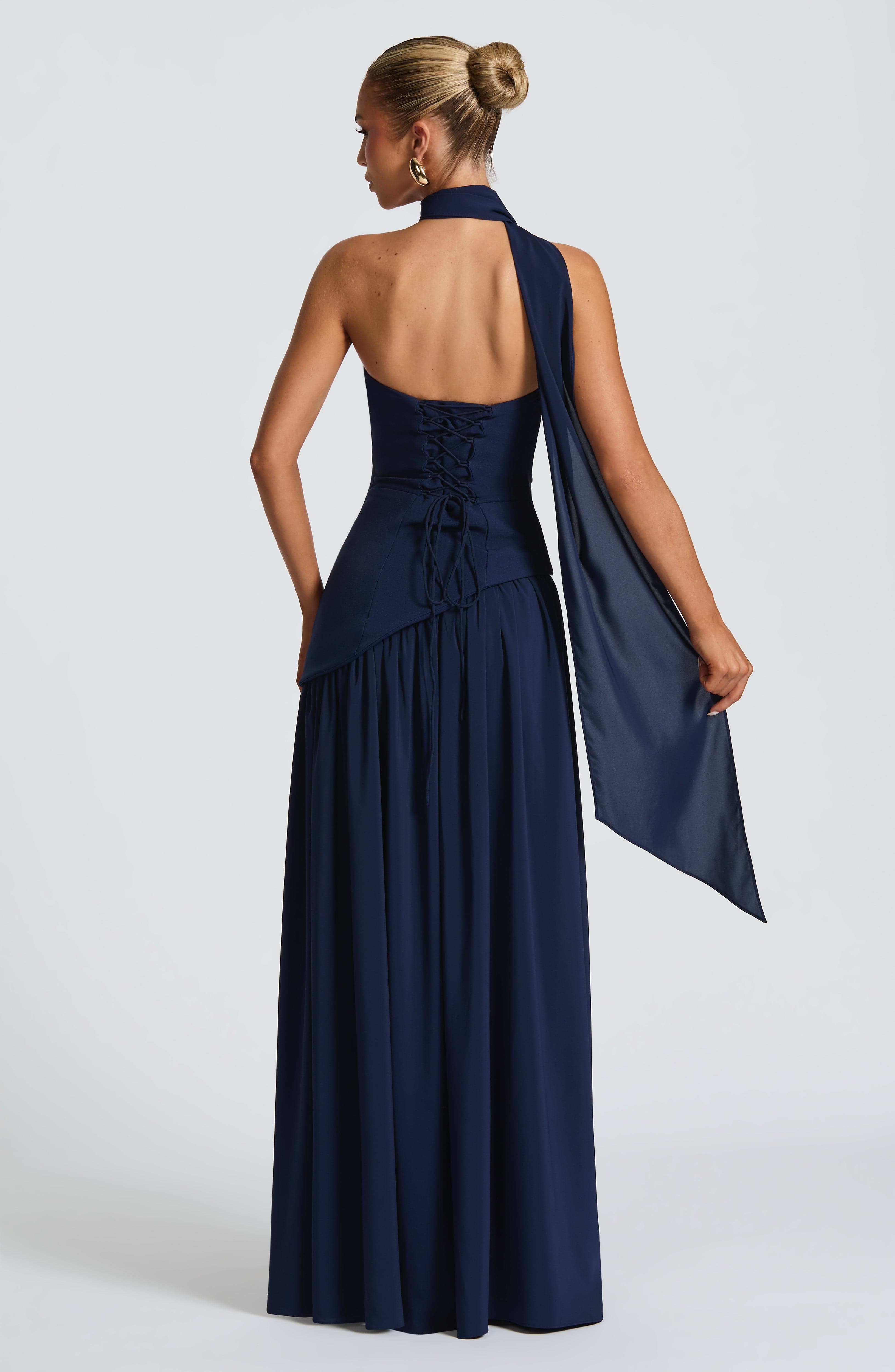 Maliyah Maxi Dress - Navy - LioraBella