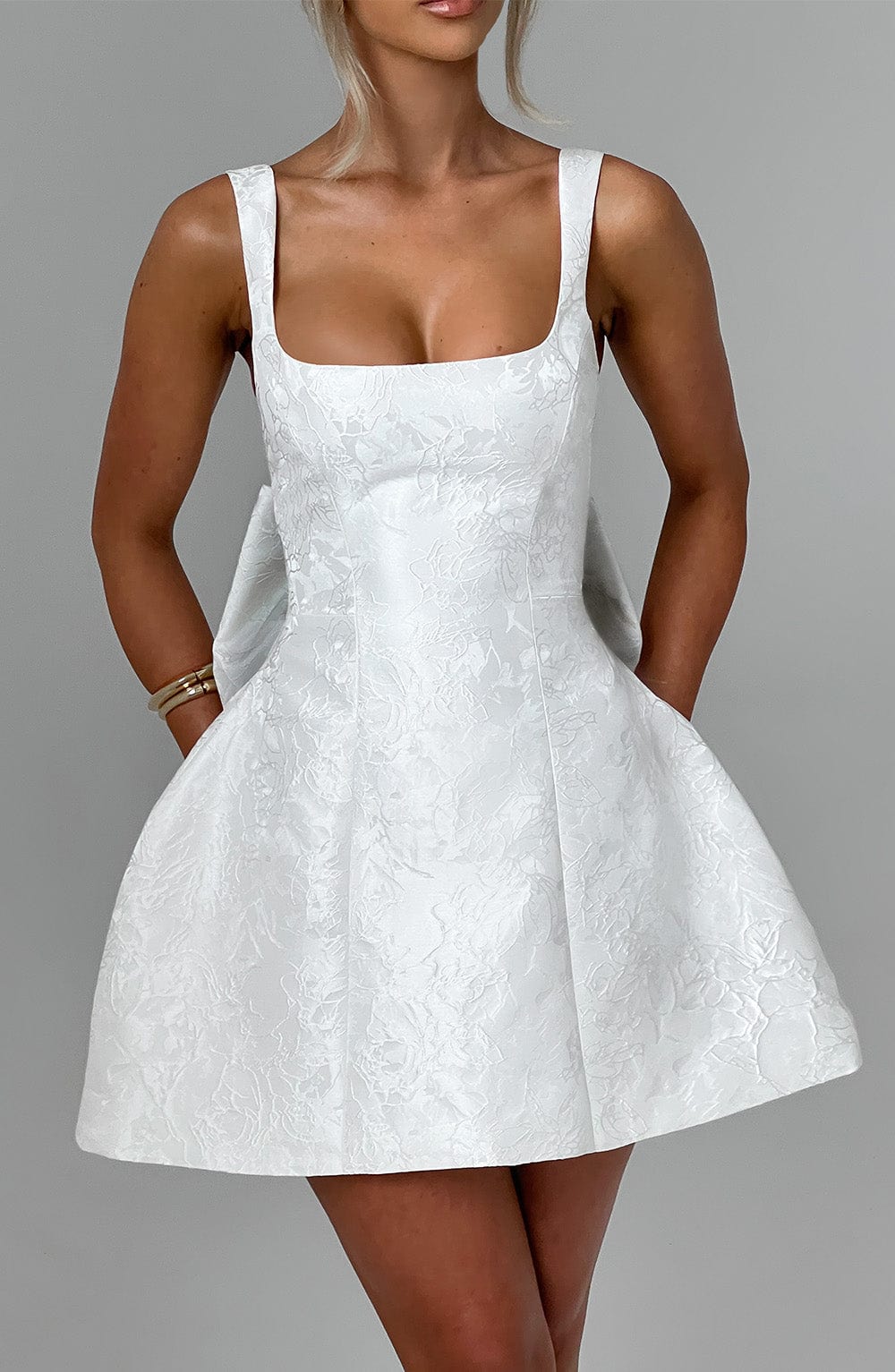 Orla Mini Dress - Ivory - LioraBella