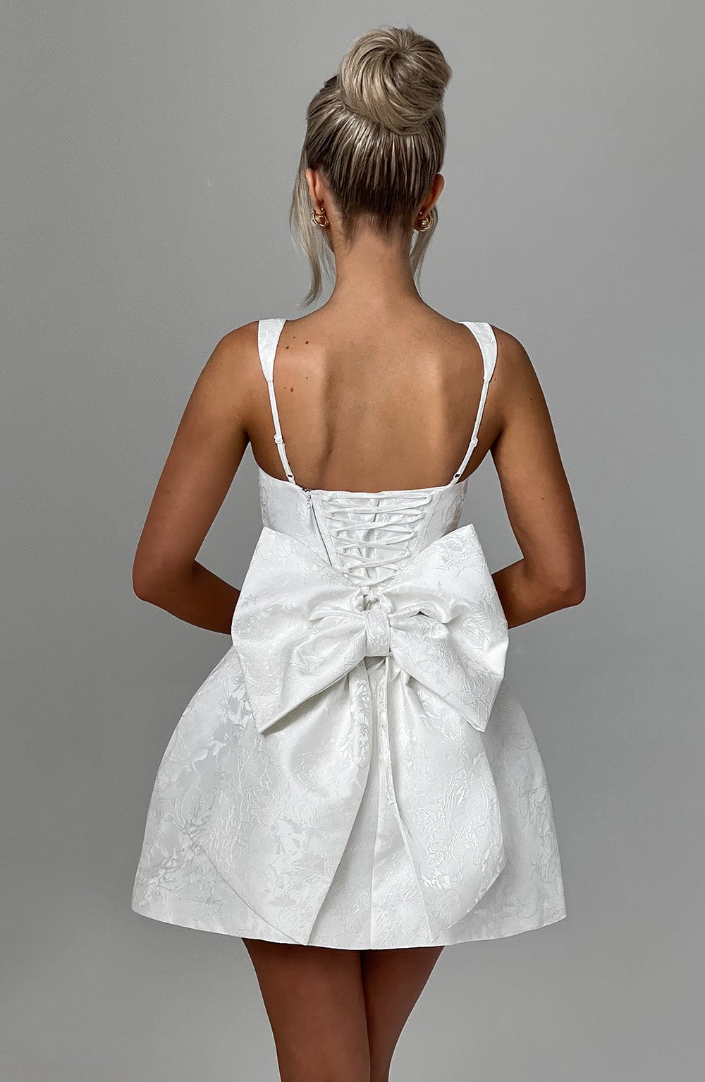 Orla Mini Dress - Ivory - LioraBella