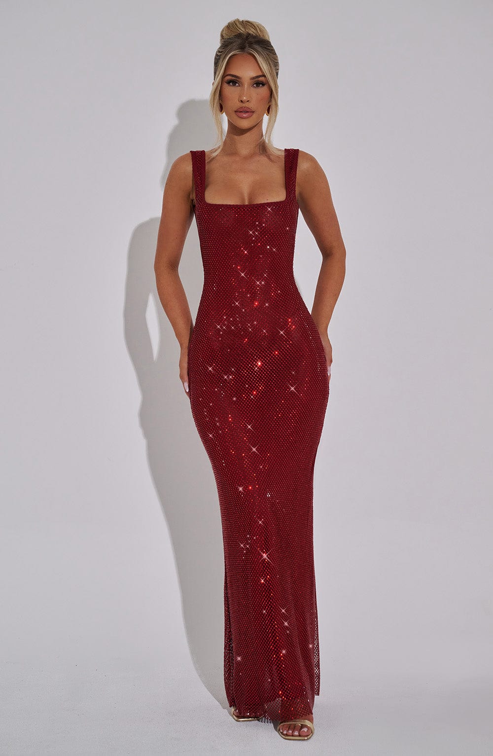 Petra Maxi Dress - Wine - LioraBella