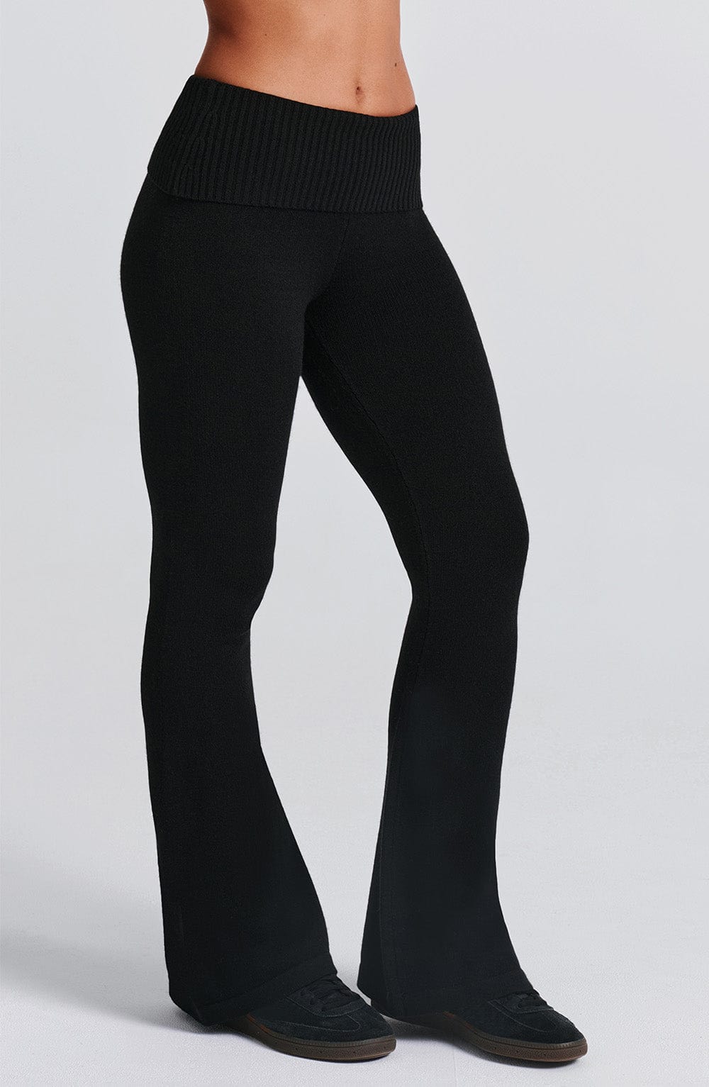 Portia Knit Pants - Black - LioraBella