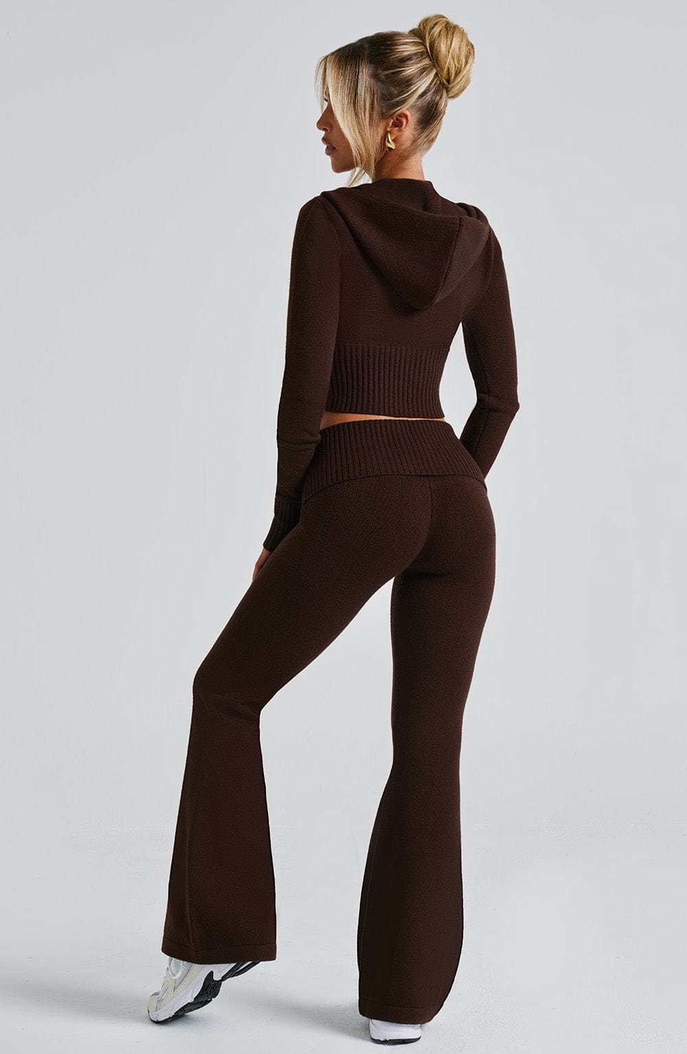 Portia Knit Pants - Chocolate - LioraBella