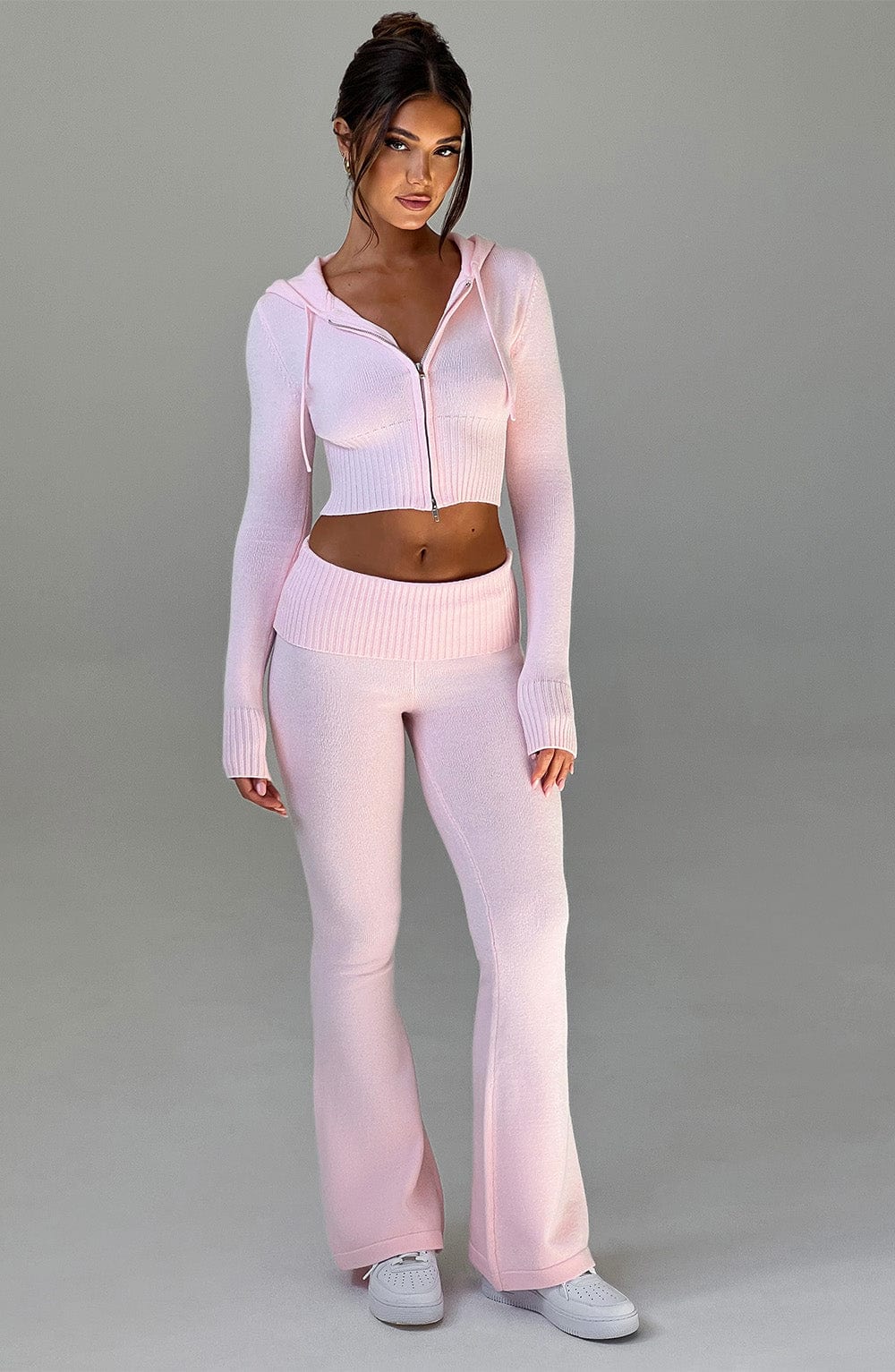 Portia Knit Pants - Pink - LioraBella