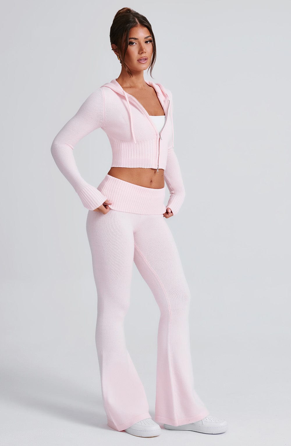 Portia Knit Pants - Pink - LioraBella