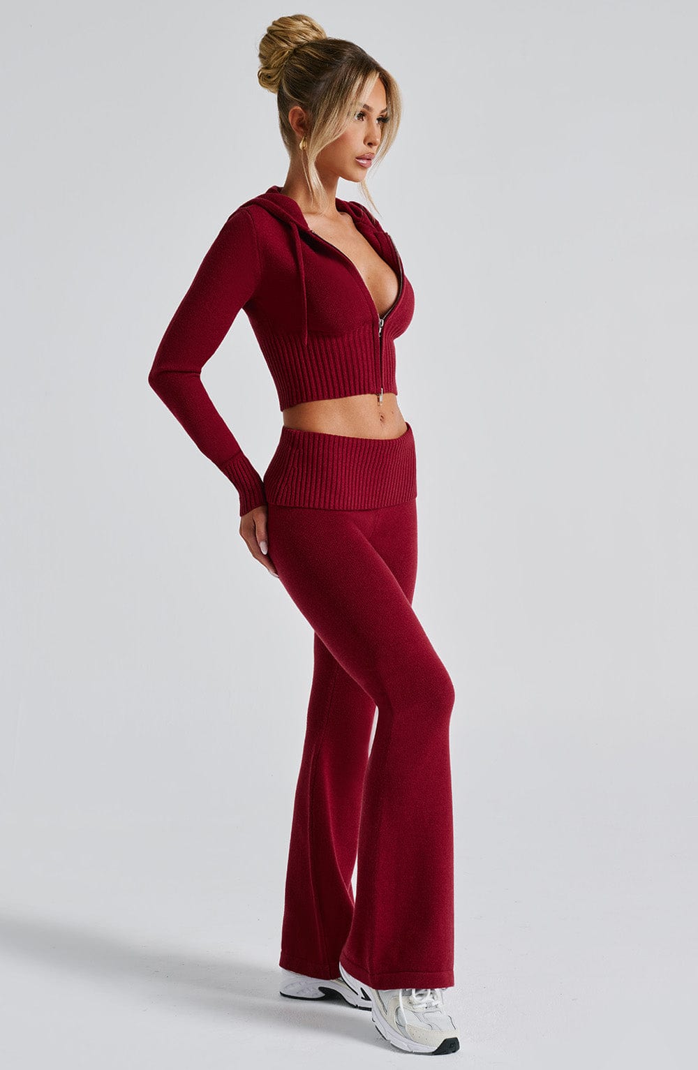 Portia Knit Pants - Red - LioraBella