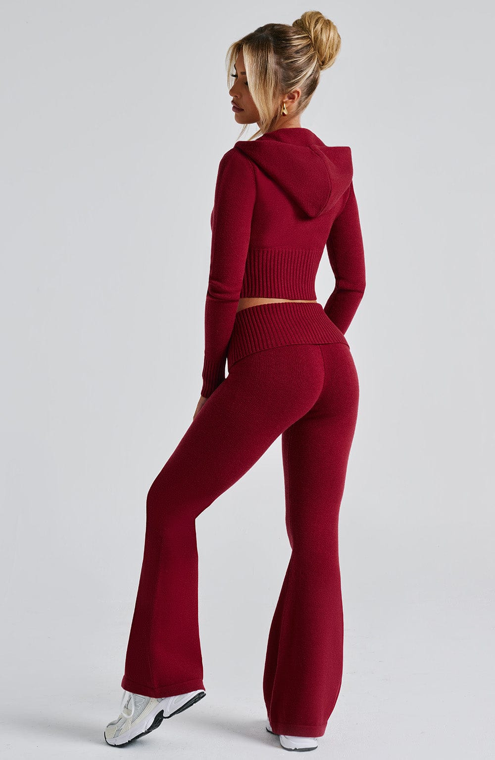 Portia Knit Pants - Red - LioraBella