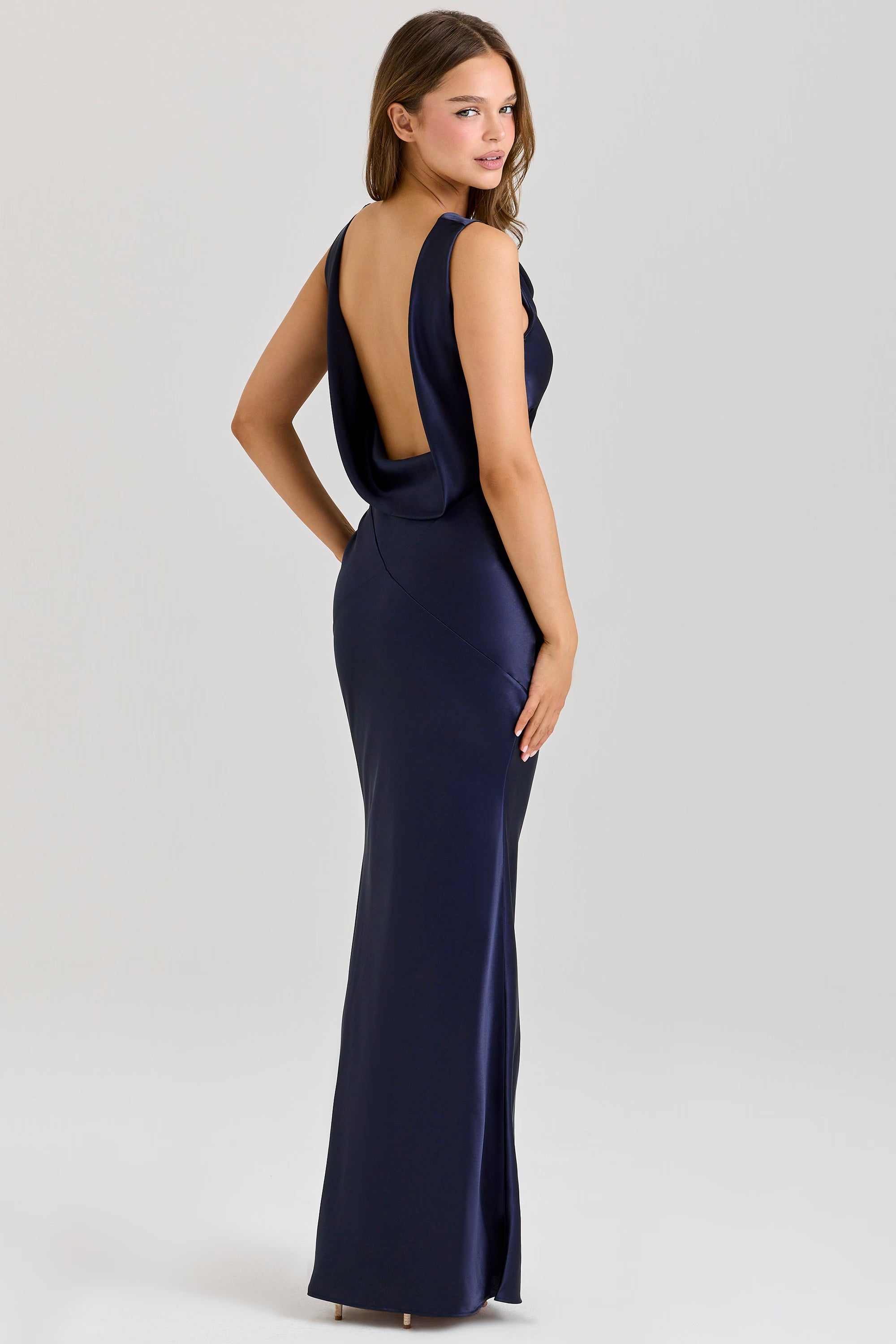 Safaira Maxi Dress - Navy - LioraBella