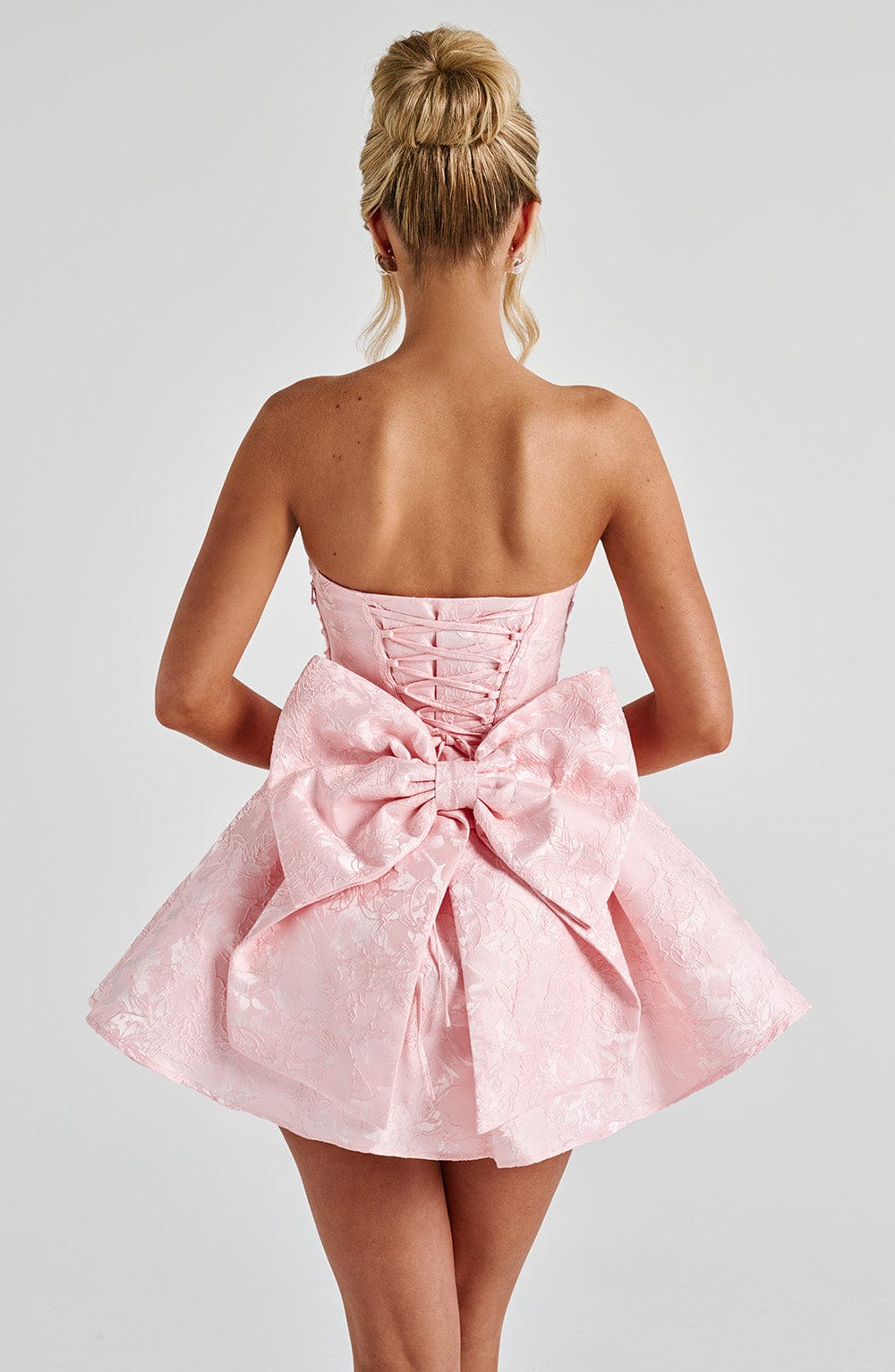 Salome Mini Dress - Blush - LioraBella