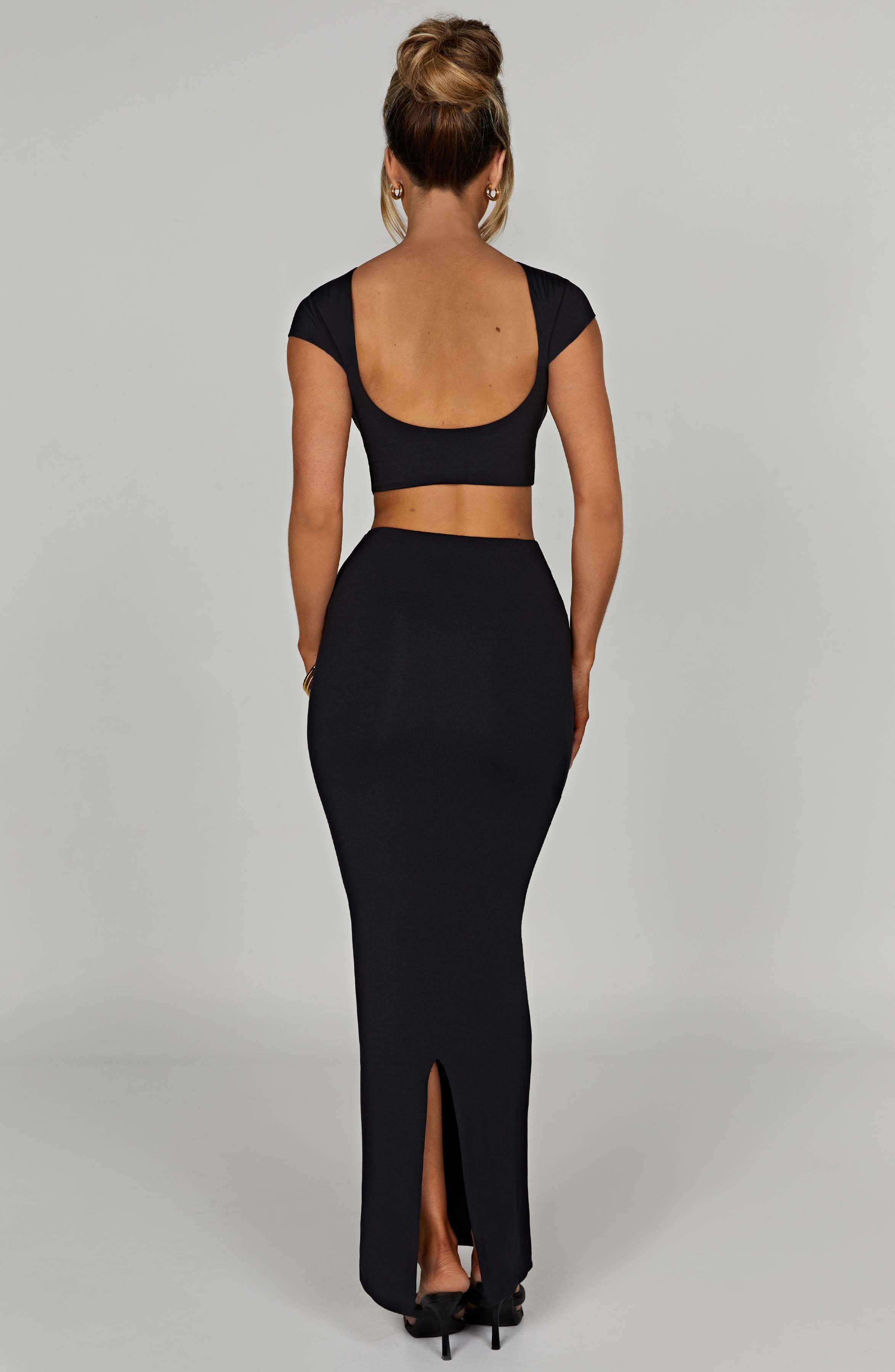 Yazmin Maxi Skirt - Black - LioraBella