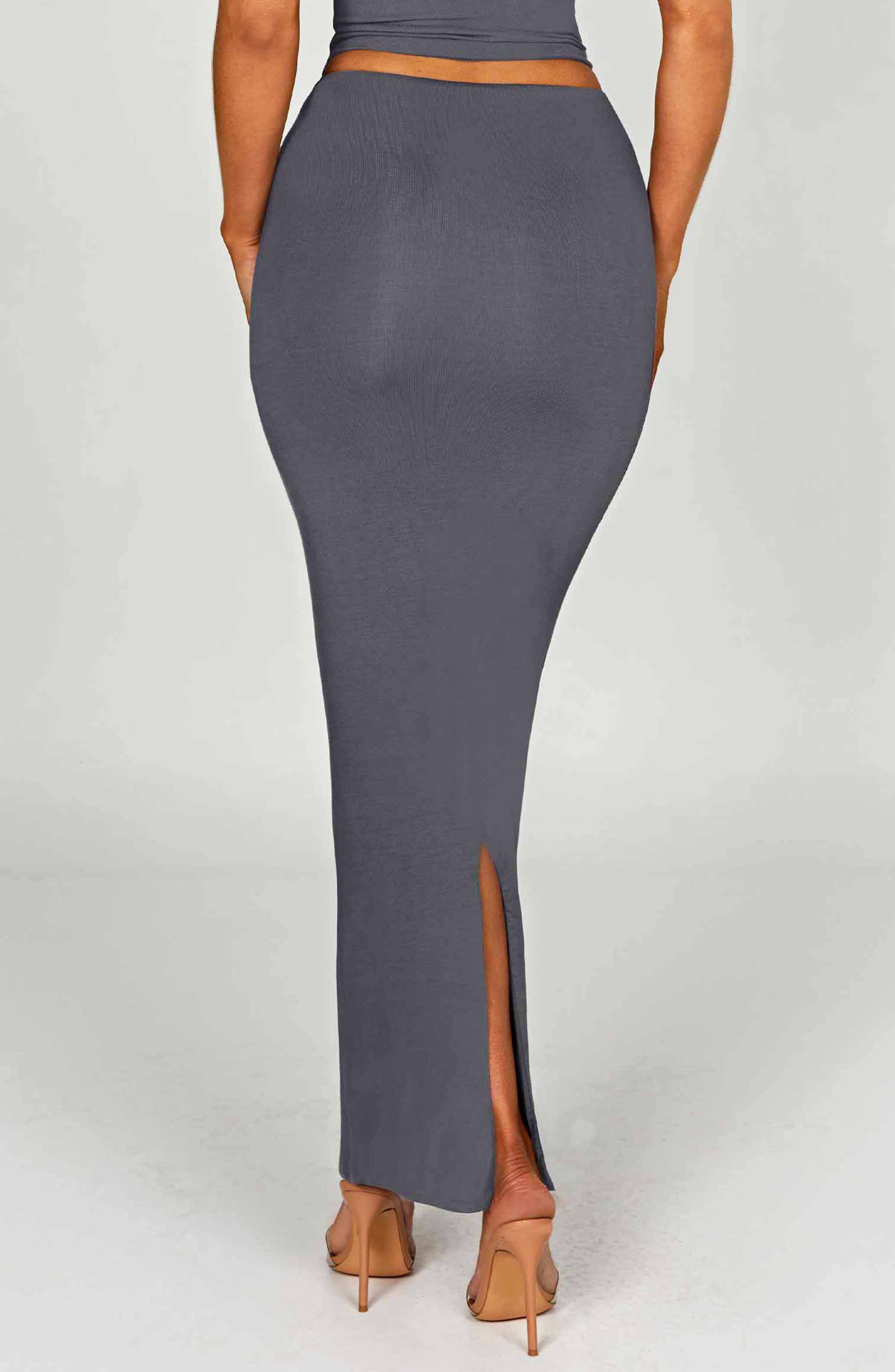 Yazmin Maxi Skirt - Charcoal - LioraBella